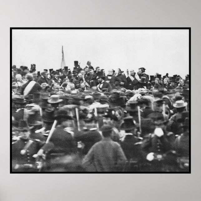 Poster Abe Lincoln Gettysburg Adresse : Fin de la guerre  (Devant)