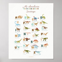 Abecedario Dinosaurios (Español)