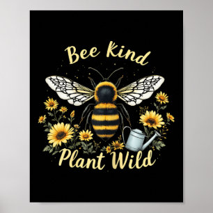 Poster Abee Genre Plante Wild Protection De l'environneme