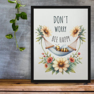 Poster Abee Happy Floral Retreat Design
