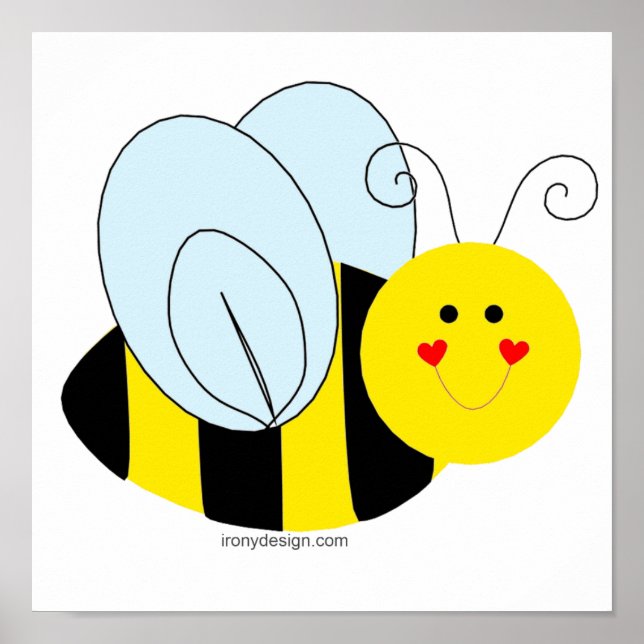 Poster Abee mignonne (Devant)
