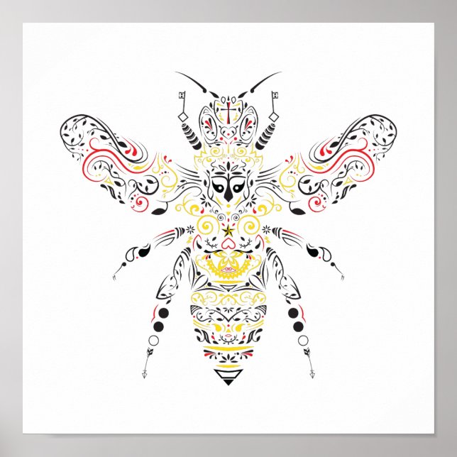 Poster abeille (Devant)