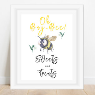 Poster Abeille - Friandises et douceurs