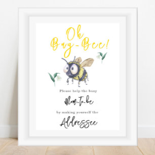 Poster Abeille - future maman destinataire
