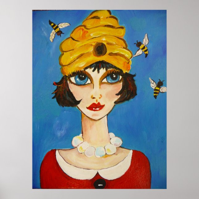 Poster AbeillesAimez-moi (Devant)