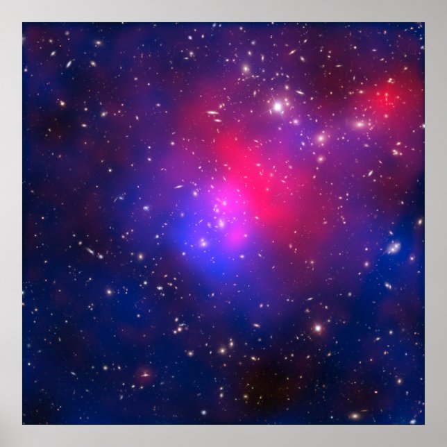 Poster Abell 2744, Pandora's Cluster. (Devant)