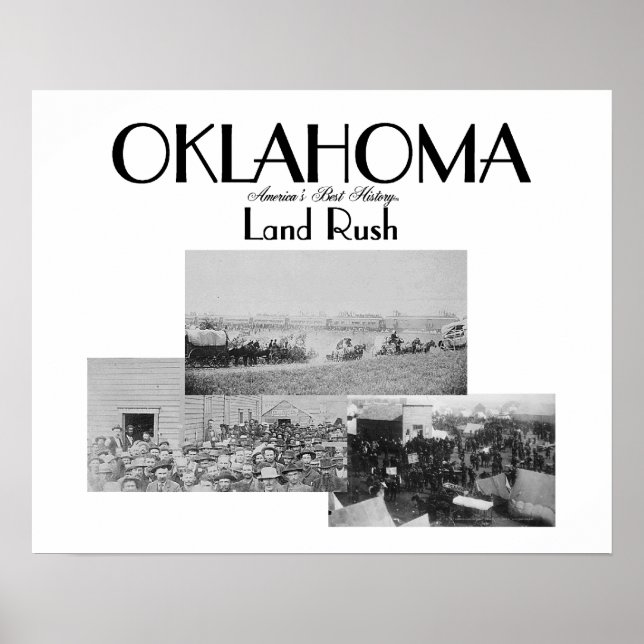Poster AbH Oklahoma Land Rush (Devant)