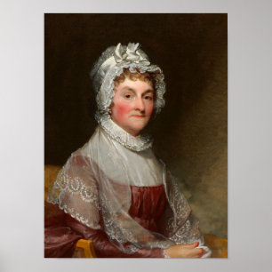 Poster Abigail Smith Adams par Gilbert Stuart