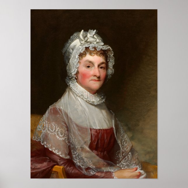 Poster Abigail Smith Adams par Gilbert Stuart (Devant)