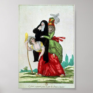 Poster Abolition des privilèges et des droits féodaux