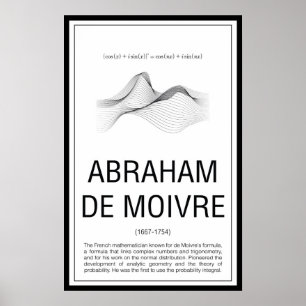 Poster Abraham De Moivre