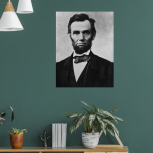 Poster Abraham Lincoln : 16ème Président de l'Amérique