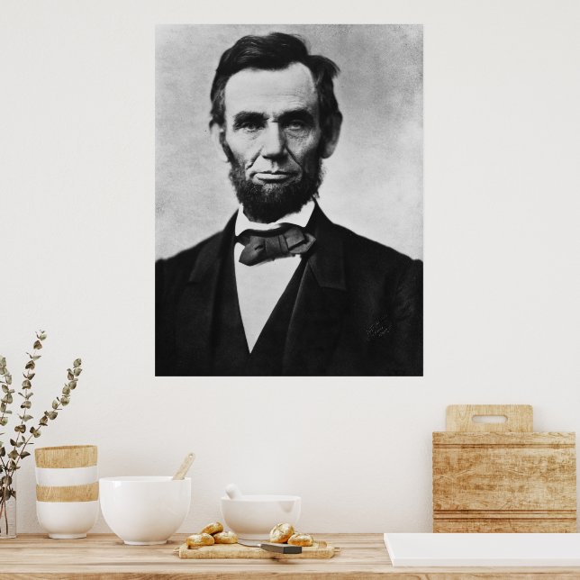 Poster Abraham Lincoln : 16ème Président de l'Amérique (Cuisine)