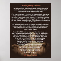 Abraham Lincoln - Adresse Gettysburg