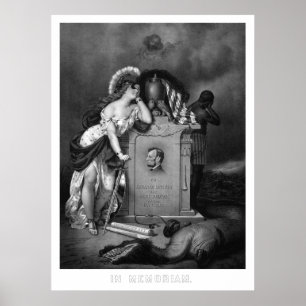 Poster Abraham Lincoln -- Dans Memoriam