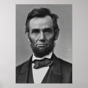 Poster Abraham Lincoln Portrait