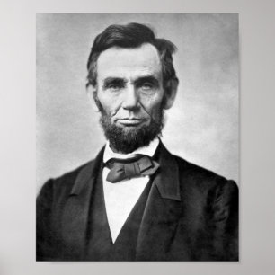 Poster Abraham Lincoln Portrait - 1863