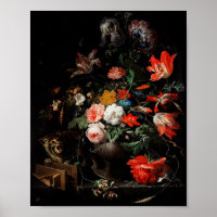 Abraham Mignon Le Bouquet Renversé. Floral
