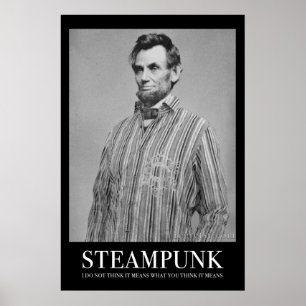 Poster Abraham Steampunk