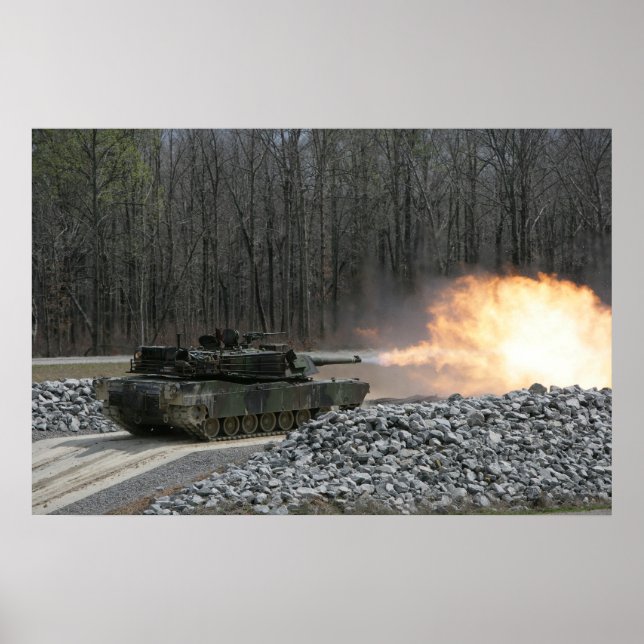 Poster Abrams M1A1 (Devant)