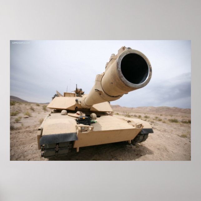 Poster Abrams M1A1 (Devant)