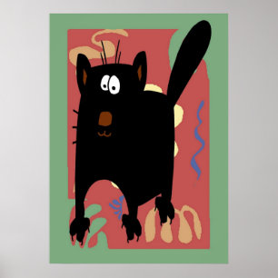 Poster Abrégé sur chat noir