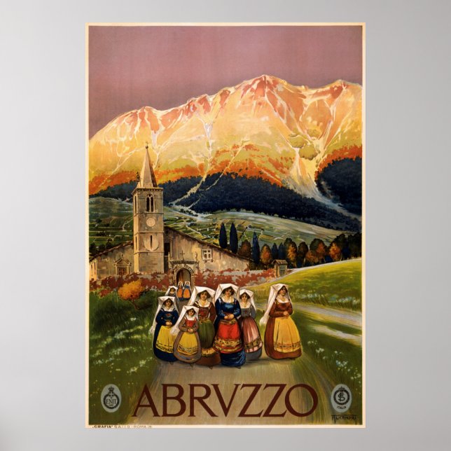 Poster Abruzzes (Devant)