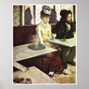 Poster Absinthe, 1876 - Edgar Degas