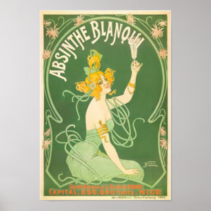Poster Absinthe Blanqui Nover
