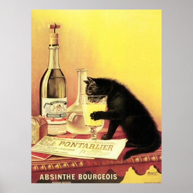 Poster Absinthe Bourgeois (Devant)