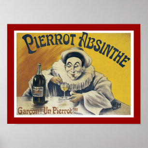 Poster Absinthe de Pierrot