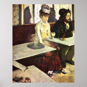 Poster Absinthe Drinkers par Edgar Degas