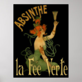 Poster Absinthe La Fee