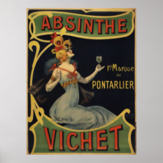 Poster Absinthe Vichet