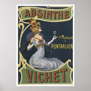 Poster Absinthe Vichet