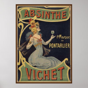 Poster Absinthe Vichet