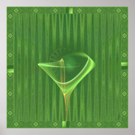 Poster Absinthini Faery Martini Art