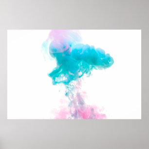 Poster Abstract ink water colors