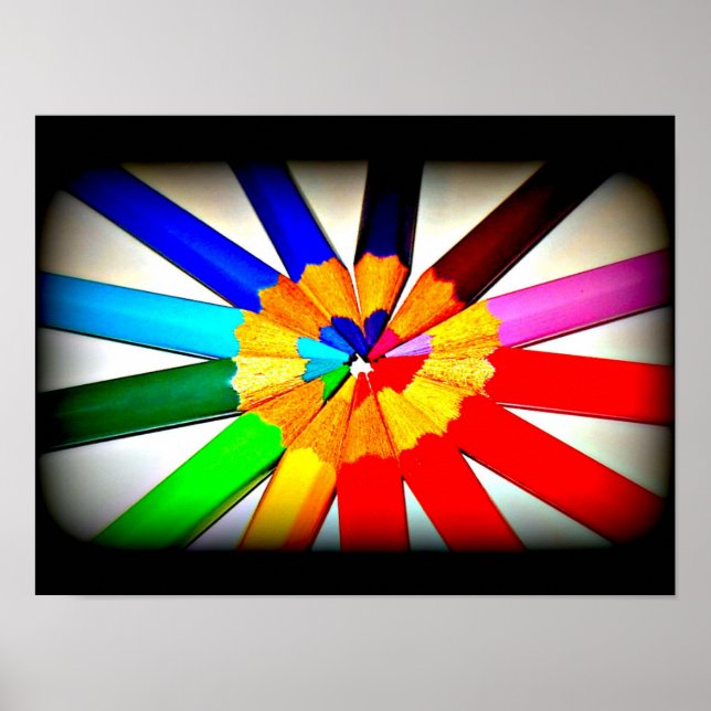Poster-Abstract-Rainbow Gallery 6 Poster (Vorne)