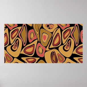 Poster Abstract simple seamless texture pattern print