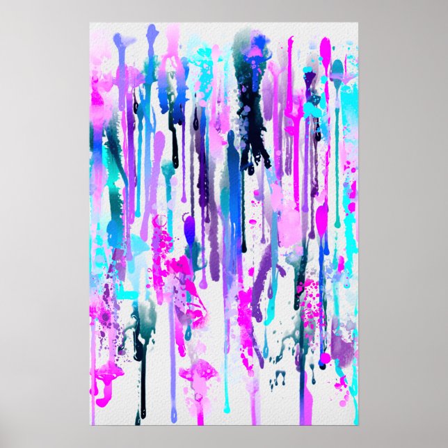 Poster Abstract Watercolor (Devant)