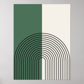 Poster Abstraction Bohème Moderne