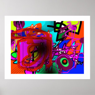 Poster abstraction pour murs, gravures