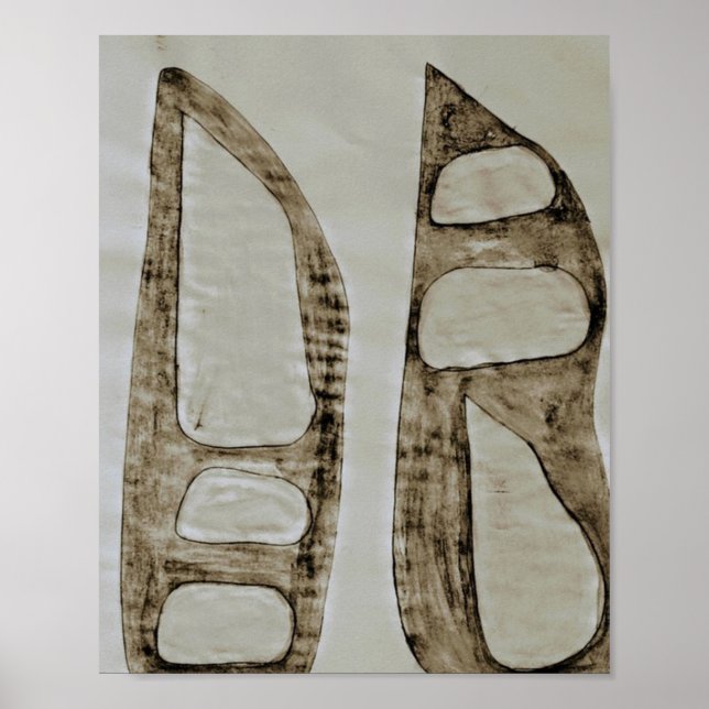 Poster abstrait (Devant)