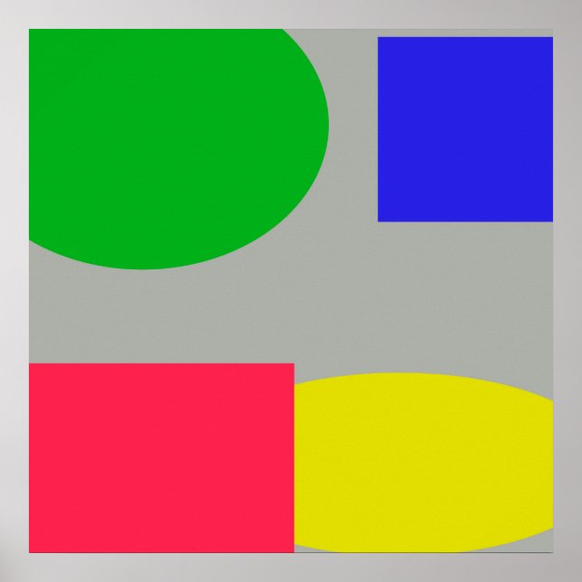 Poster Abstrait (Devant)