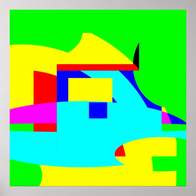 Poster Abstrait (Devant)