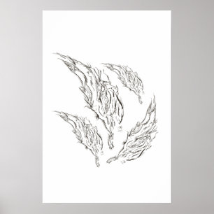 Poster abstrait