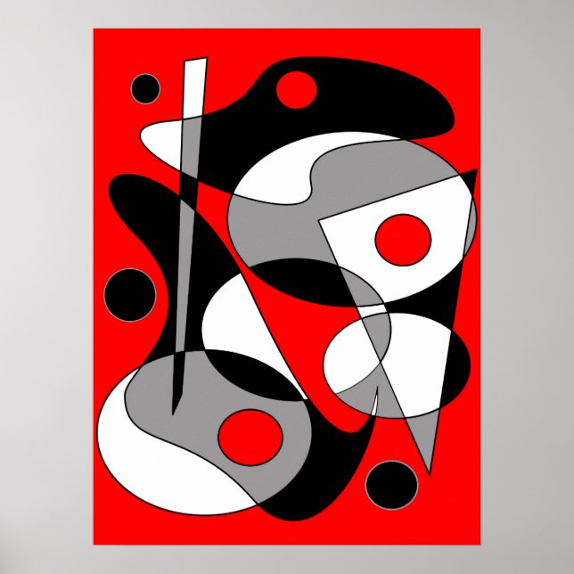 Poster Abstrait #184 (Devant)