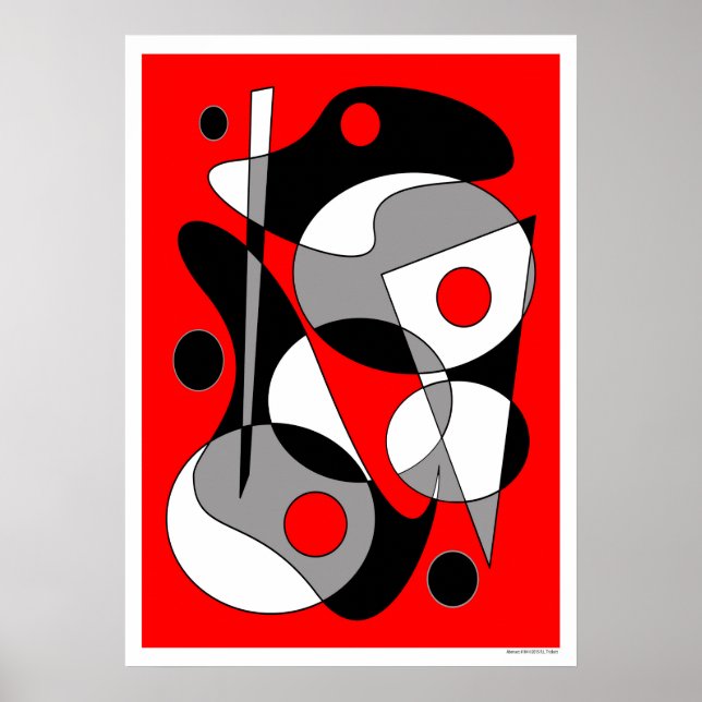 Poster Abstrait #184 (Devant)