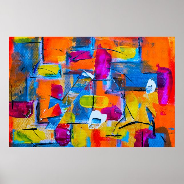 POSTER ABSTRAIT 3 (Devant)
